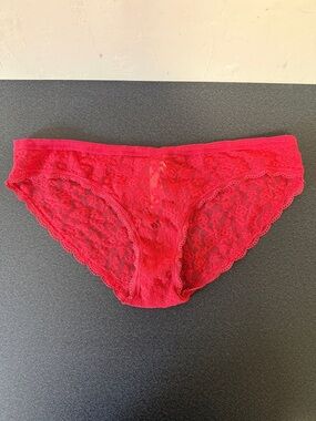 Victoria's Secret Red Lace Bikini Panty 2014